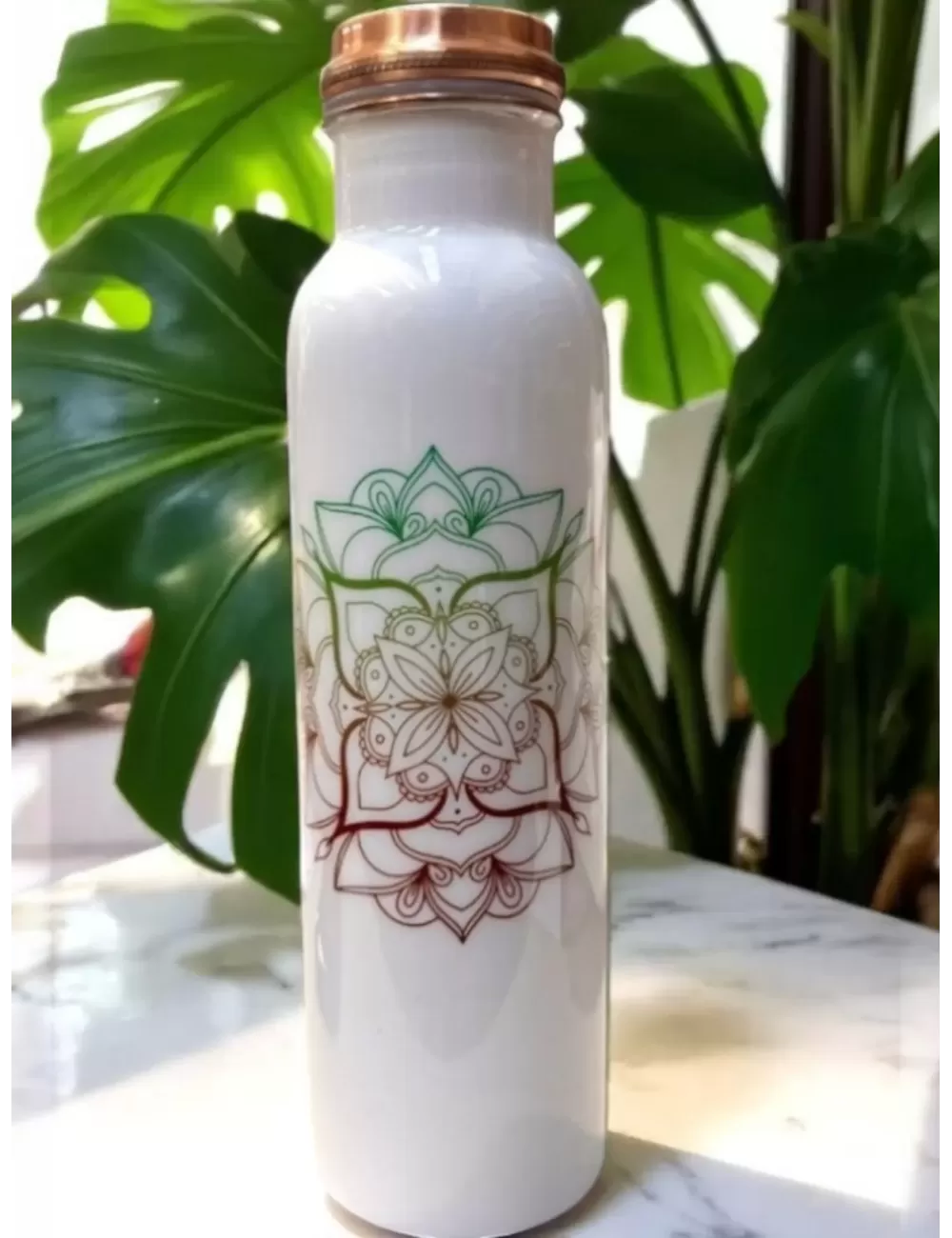 Pure Copper | Printed Copper Bottle | With Printed Lid