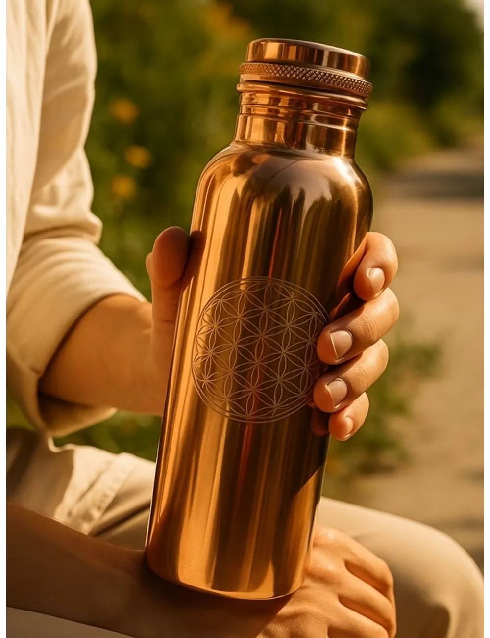 Pure Copper | Eching Copper Bottle