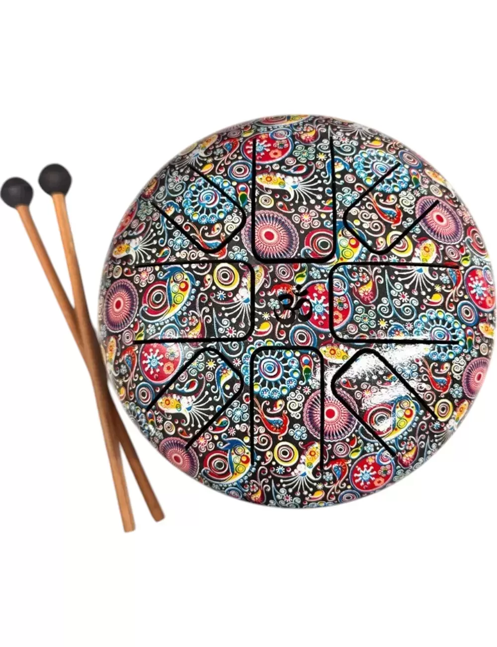 Flower Print HAPI Drum - Small - 6.5 inches