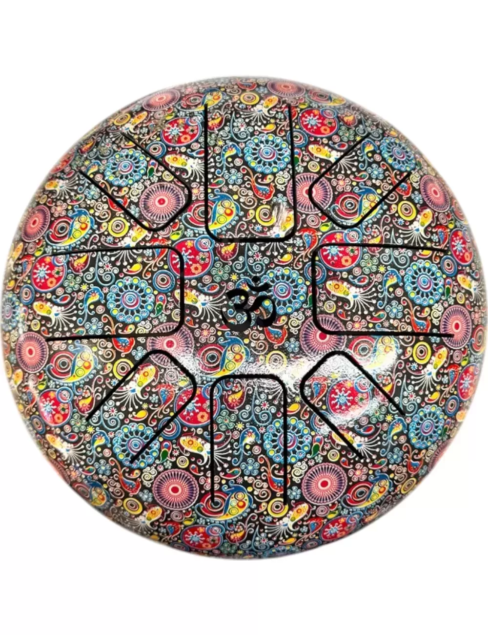 Flower Print HAPI Drum - Medium - 8.5 inches