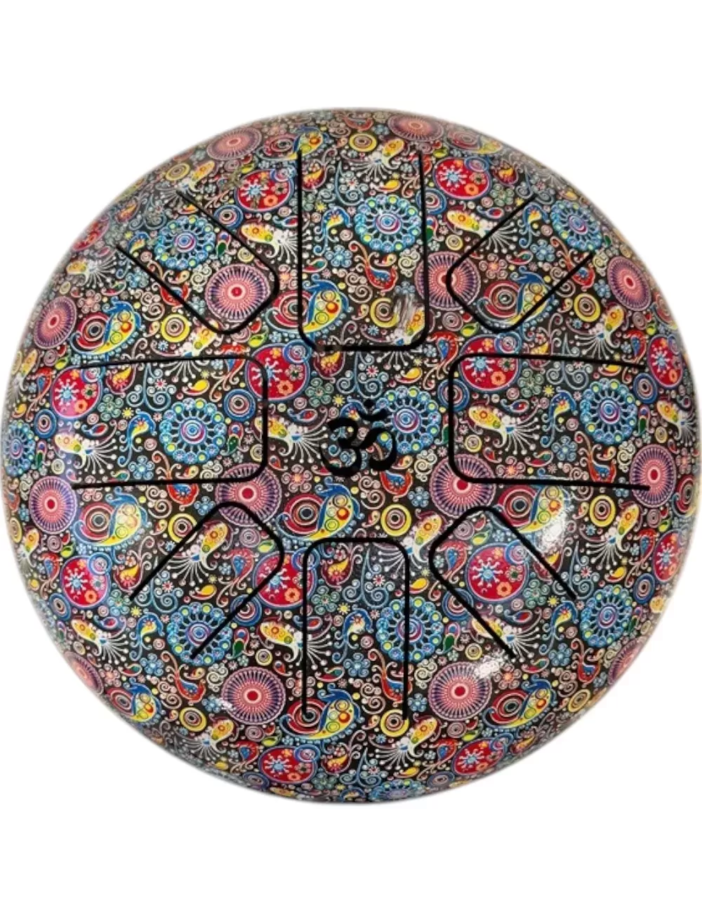 Flower Print HAPI Drum - Large - 10 inches