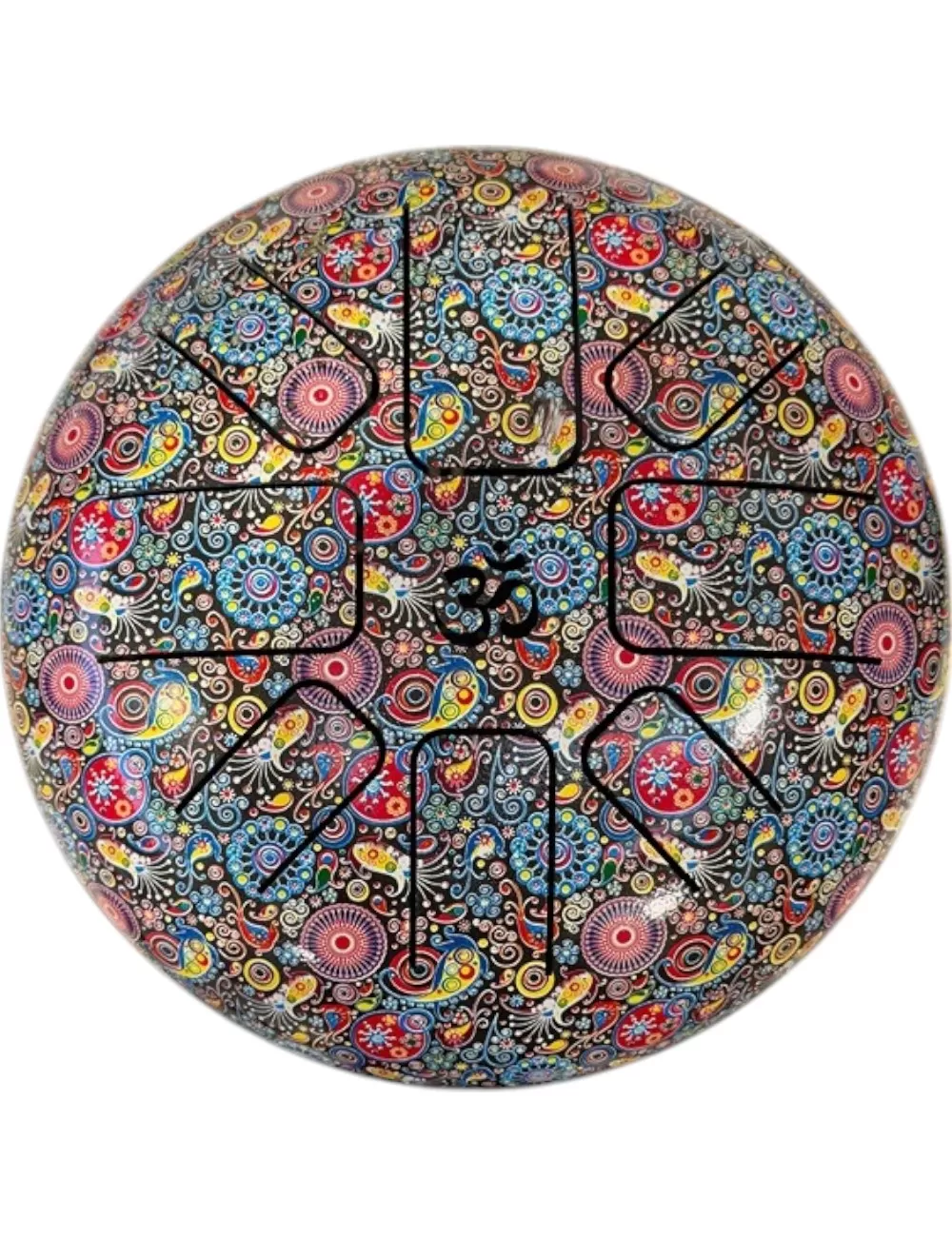 Flower Print HAPI Drum - Large - 10 inches