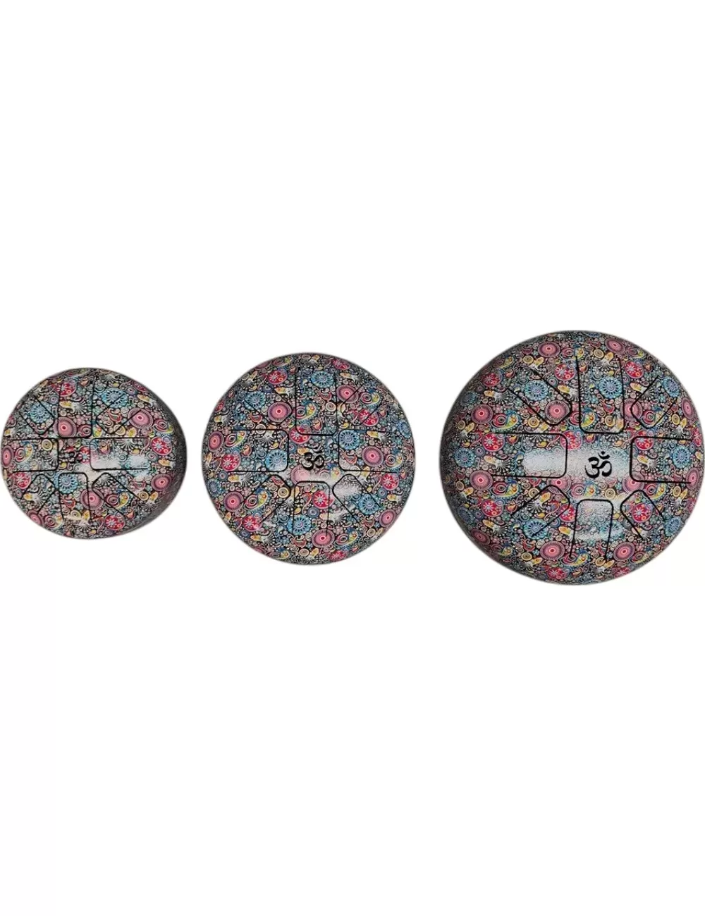 Flower Print HAPI Drum - Set of 3 Sizes