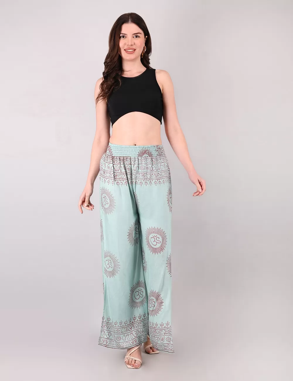 SG-45 : Stretchable Side Slit Pants