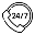 24x7 Support Icon