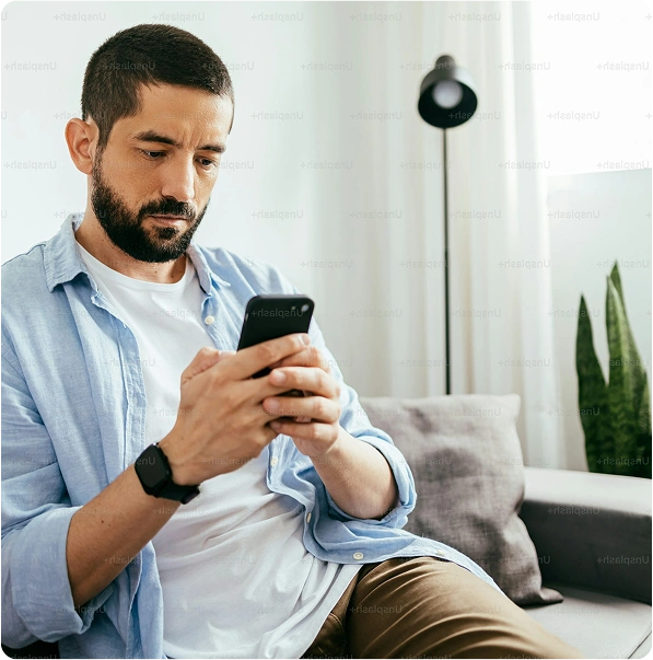 Person using phone